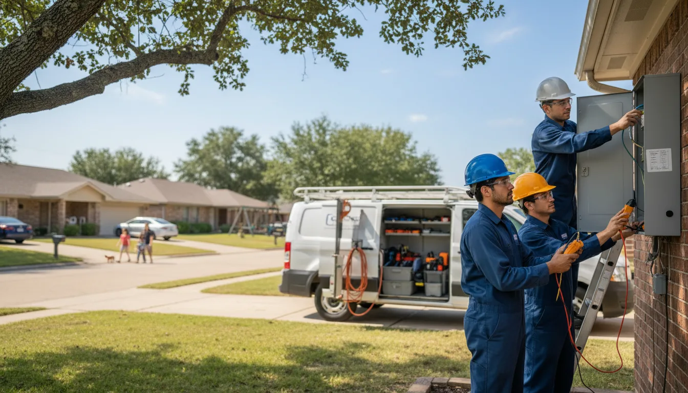 Certified electrician providing emergency electrical services in Myrtle, MO